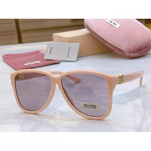 Cheap MIU MIU AAA Quality Sunglasses #1367404, $$56.00 USD On MIU MIU AAA Sunglasses