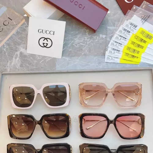 Replica Gucci AAA Quality Sunglasses #1367447 $56.00 USD for Wholesale