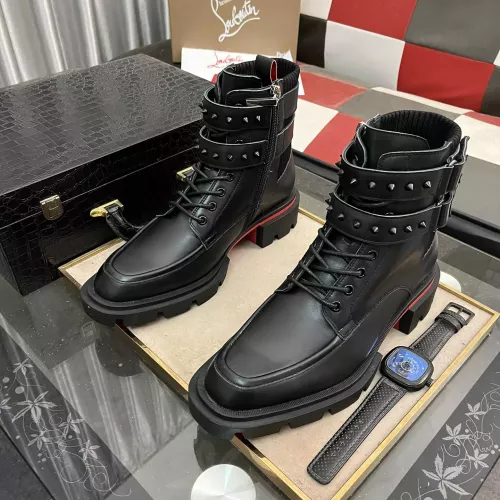Replica Christian Louboutin Boots For Men #1367539 $155.00 USD for Wholesale