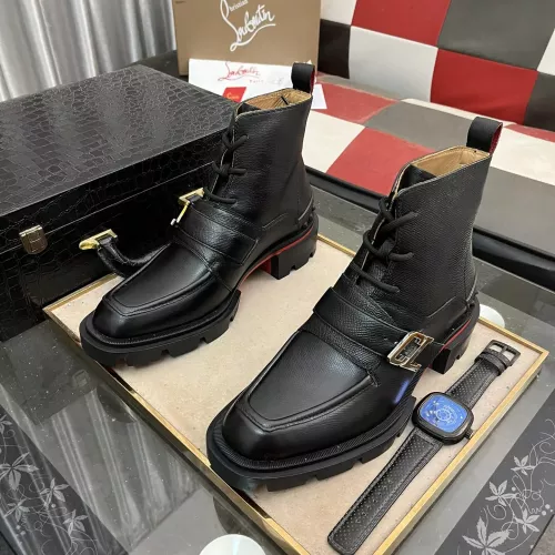 Replica Christian Louboutin Boots For Men #1367540 $155.00 USD for Wholesale