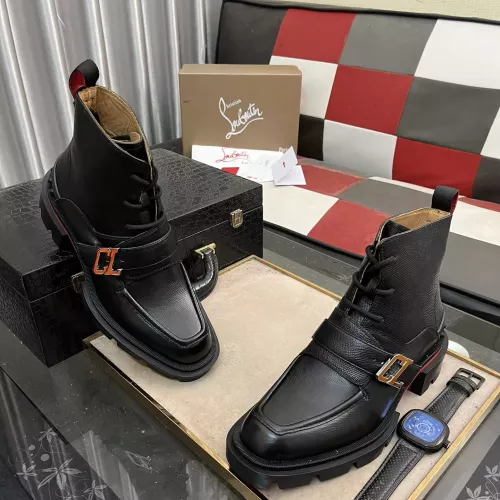Replica Christian Louboutin Boots For Men #1367540 $155.00 USD for Wholesale