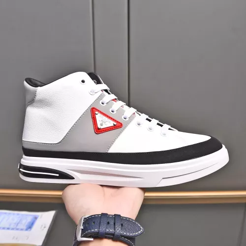 Replica Prada High Top Shoes For Men #1367626 $82.00 USD for Wholesale