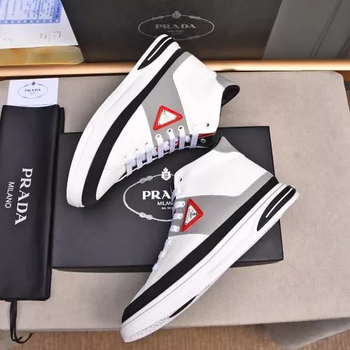 Replica Prada High Top Shoes For Men #1367626 $82.00 USD for Wholesale