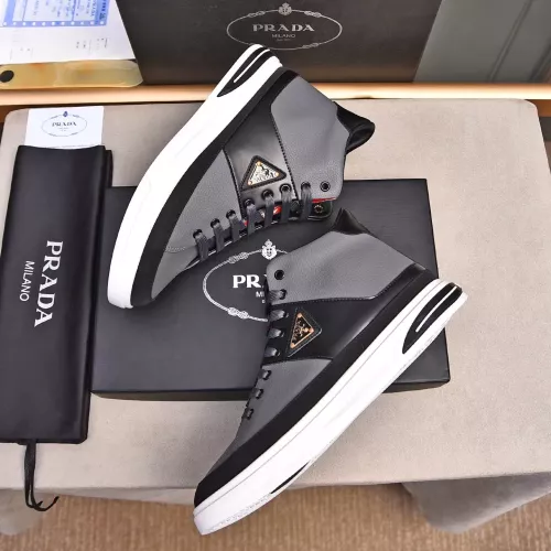 Replica Prada High Top Shoes For Men #1367629 $82.00 USD for Wholesale