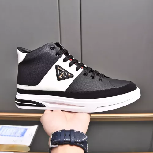 Replica Prada High Top Shoes For Men #1367632 $82.00 USD for Wholesale