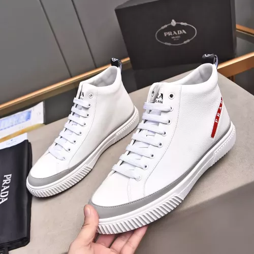 Cheap Prada High Top Shoes For Men #1367634, $$82.00 USD On Prada High Top Shoes