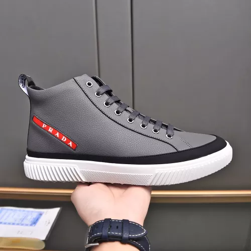 Replica Prada High Top Shoes For Men #1367635 $82.00 USD for Wholesale