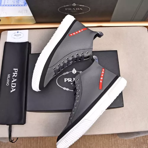 Replica Prada High Top Shoes For Men #1367635 $82.00 USD for Wholesale
