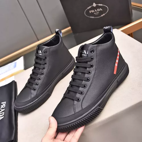 Cheap Prada High Top Shoes For Men #1367636, $$82.00 USD On Prada High Top Shoes