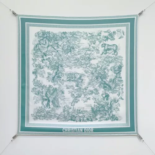Cheap Christian Dior Silk Squares #1367648, $$64.00 USD On Christian Dior Scarf