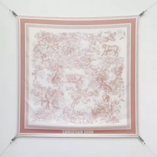 Cheap Christian Dior Silk Squares #1367650, $$64.00 USD On Christian Dior Scarf