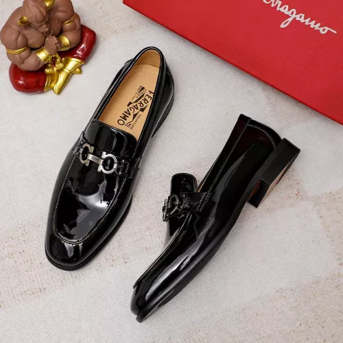 Cheap Salvatore Ferragamo Leather Shoes For Men #1367846, $$85.00 USD On Salvatore Ferragamo Leather Shoes
