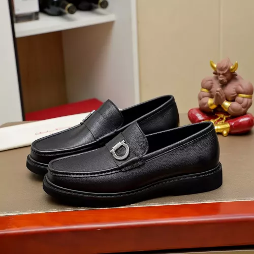 Cheap Salvatore Ferragamo Leather Shoes For Men #1367847, $$96.00 USD On Salvatore Ferragamo Leather Shoes