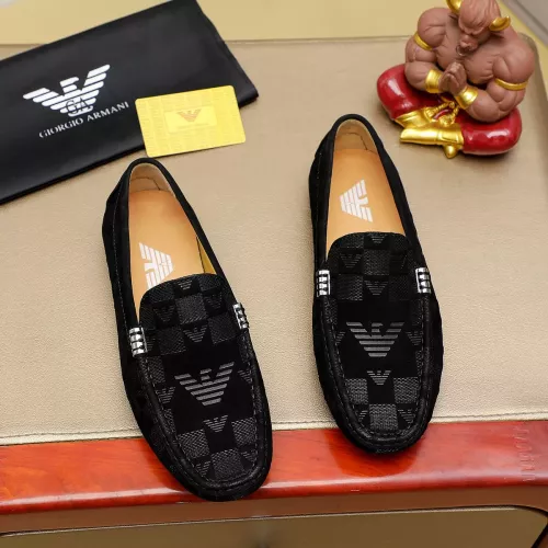 Cheap Armani Leather Shoes For Men #1367849, $$72.00 USD On Armani Leather Shoes