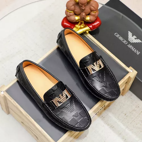 Cheap Armani Leather Shoes For Men #1367851, $$72.00 USD On Armani Leather Shoes