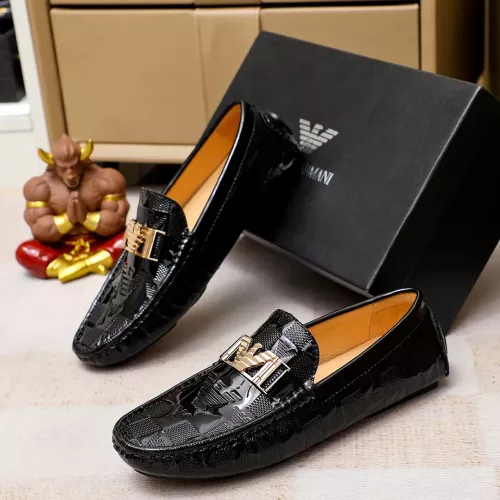 Replica Armani Leather Shoes For Men #1367852 $72.00 USD for Wholesale