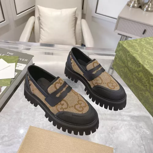 Replica Gucci Oxfords Shoes For Women #1367924 $92.00 USD for Wholesale