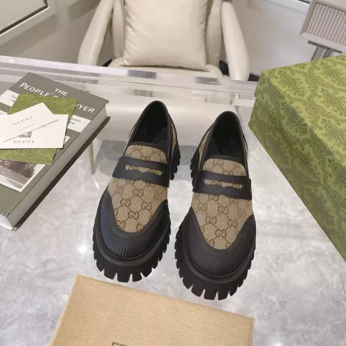 Replica Gucci Oxfords Shoes For Women #1367928 $92.00 USD for Wholesale