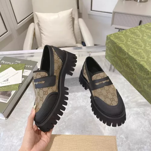 Replica Gucci Oxfords Shoes For Women #1367928 $92.00 USD for Wholesale