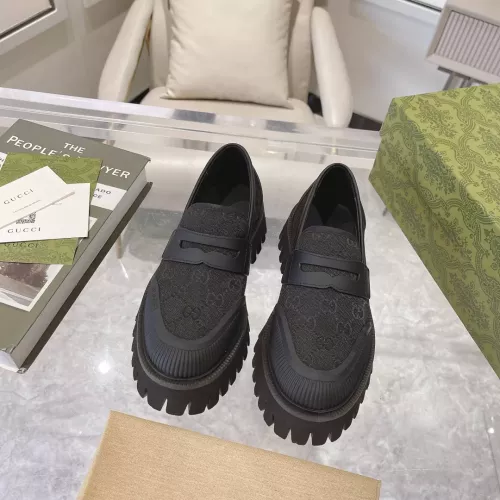 Replica Gucci Oxfords Shoes For Women #1367930 $92.00 USD for Wholesale