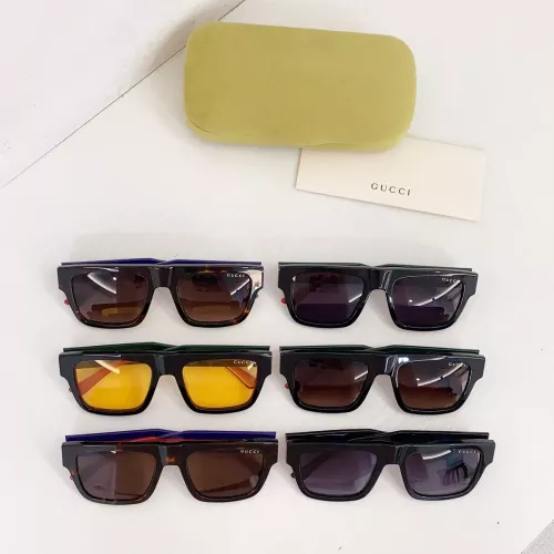 Replica Gucci AAA Quality Sunglasses #1368035 $45.00 USD for Wholesale