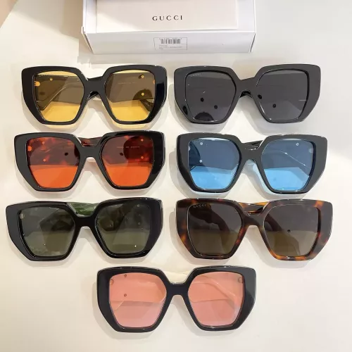 Replica Gucci AAA Quality Sunglasses #1368085 $64.00 USD for Wholesale