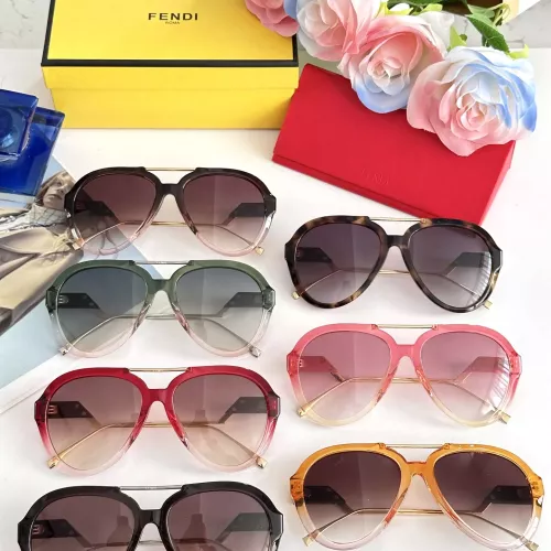 Replica Fendi AAA Quality Sunglasses #1368199 $64.00 USD for Wholesale