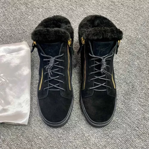 Replica Giuseppe Zanotti High Tops Shoes For Women #1368341 $100.00 USD for Wholesale