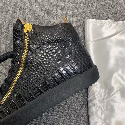 Replica Giuseppe Zanotti High Tops Shoes For Men #1368344 $102.00 USD for Wholesale