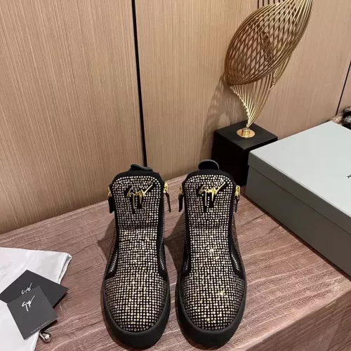 Replica Giuseppe Zanotti High Tops Shoes For Men #1368348 $105.00 USD for Wholesale