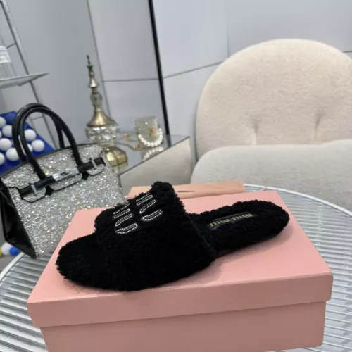 Replica MIU MIU Slippers For Women #1368697 $88.00 USD for Wholesale