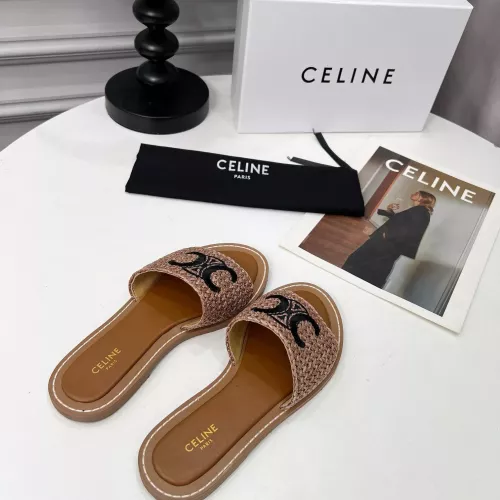 Replica Celine Slippers For Women #1368700 $76.00 USD for Wholesale