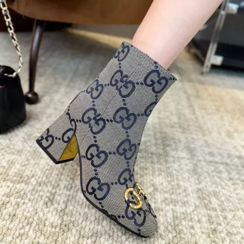 Replica Gucci Boots For Women #1368717 $100.00 USD for Wholesale