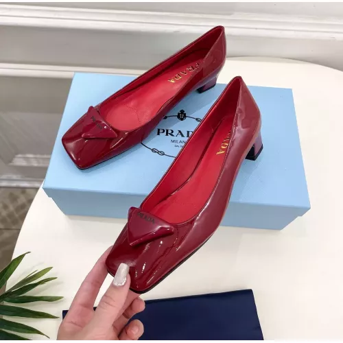 Cheap Prada High-heeled Shoes For Women #1368725, $$108.00 USD On Prada High-heeled Shoes