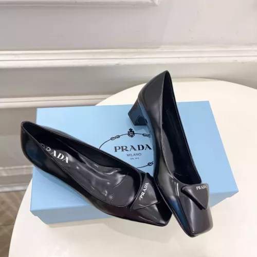 Replica Prada High-heeled Shoes For Women #1368726 $108.00 USD for Wholesale