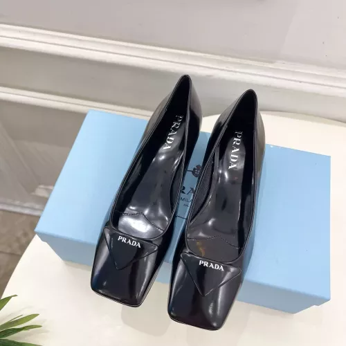 Replica Prada High-heeled Shoes For Women #1368726 $108.00 USD for Wholesale