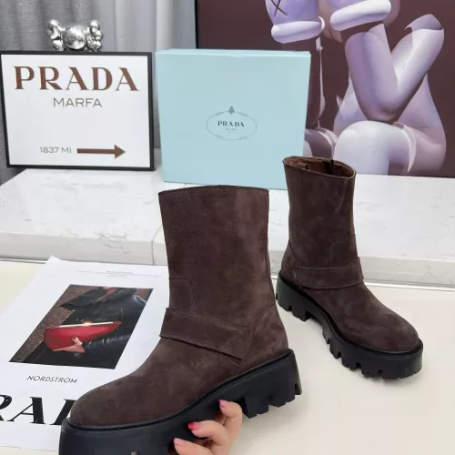 Replica Prada Boots For Women #1368748 $115.00 USD for Wholesale