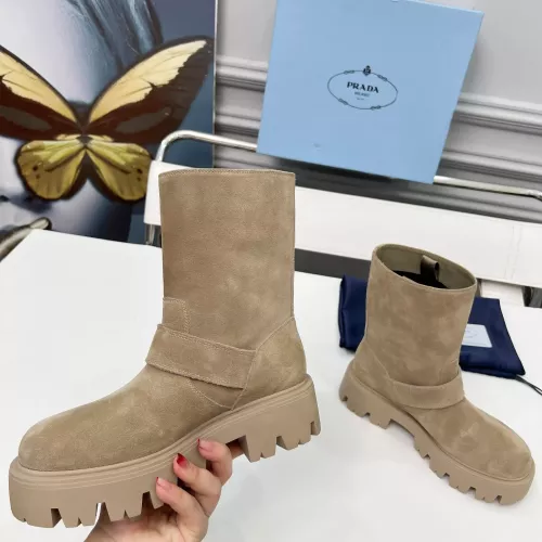 Replica Prada Boots For Women #1368753 $115.00 USD for Wholesale