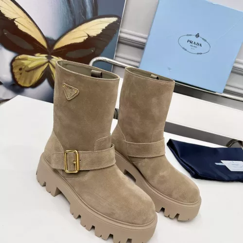 Replica Prada Boots For Women #1368753 $115.00 USD for Wholesale
