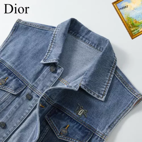 Replica Christian Dior Jackets Sleeveless For Men #1368965 $60.00 USD for Wholesale