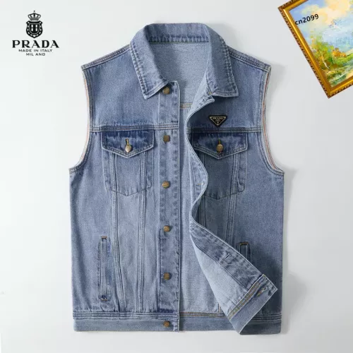 Cheap Prada Jackets Sleeveless For Men #1368966, $$60.00 USD On Prada Jackets