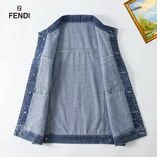Replica Fendi Jackets Sleeveless For Men #1368967 $60.00 USD for Wholesale