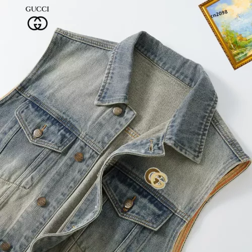 Replica Gucci Jackets Sleeveless For Men #1368971 $60.00 USD for Wholesale