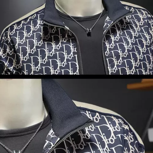Replica Christian Dior Jackets Long Sleeved For Men #1369127 $82.00 USD for Wholesale