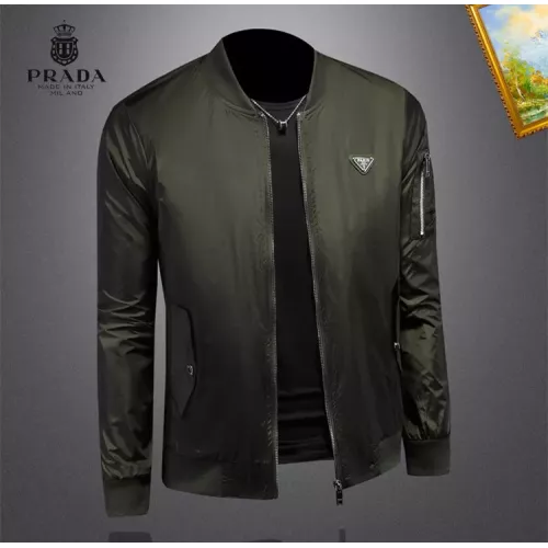 Replica Prada Jackets Long Sleeved For Men #1369129 $82.00 USD for Wholesale