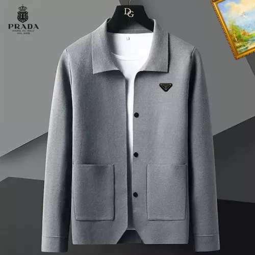 Cheap Prada Sweaters Long Sleeved For Men #1369297, $$52.00 USD On Prada Sweaters