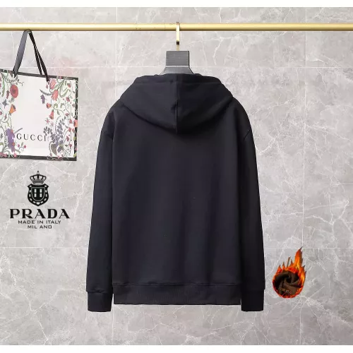 Replica Prada Hoodies Long Sleeved For Men #1369453 $45.00 USD for Wholesale