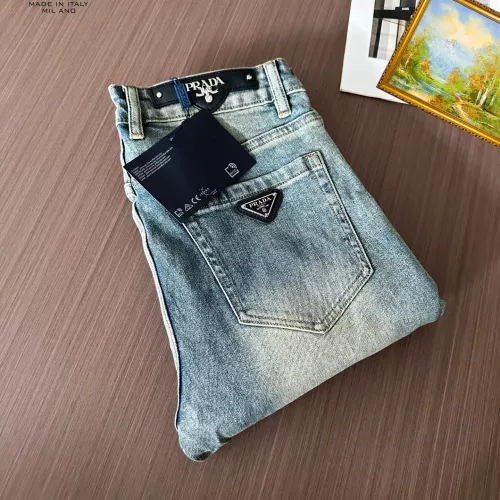 Replica Prada Jeans For Men #1369542 $48.00 USD for Wholesale