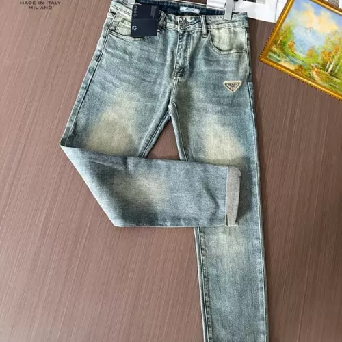 Replica Prada Jeans For Men #1369542 $48.00 USD for Wholesale
