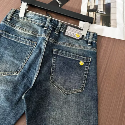 Replica Fendi Jeans For Men #1369543 $48.00 USD for Wholesale